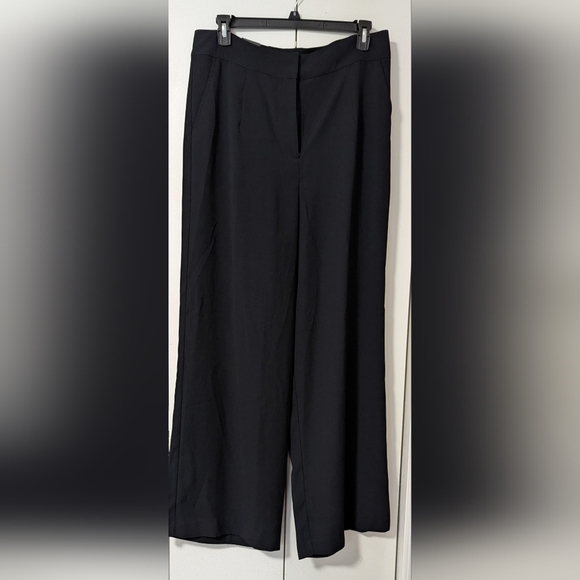 Madison Career Dress Pants Womens Size 16 Straight Leg Pockets Black NWT Rayon - Picture 2 of 10
